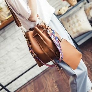 MARSEILLE Drawstring Bucket Bag
